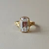 Additional product photograph showing the ring design, setting and band.
