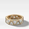 Additional product photograph showing the ring design, setting and band.