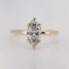Marquise Lab-Grown Diamond Solitaire Ring shown in the product photograph.