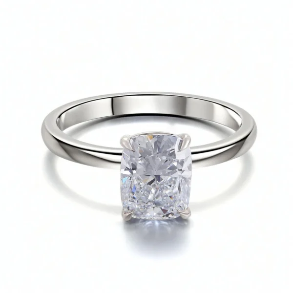 Lab-Grown Diamond Ring in Silver shown in the product photograph.