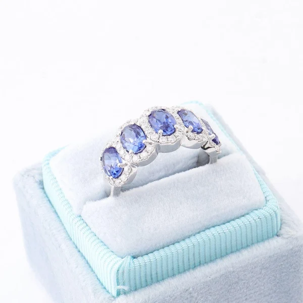 Additional product photograph showing the ring design, setting and band.