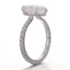 Additional product photograph showing the ring design, setting and band.