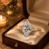 Additional product photograph showing the ring design, setting and band.