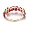 Additional product photograph showing the ring design, setting and band.