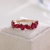 Additional product photograph showing the ring design, setting and band.