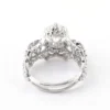 Additional product photograph showing the ring design, setting and band.