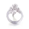 Additional product photograph showing the ring design, setting and band.