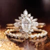 Additional product photograph showing the ring design, setting and band.