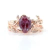 Additional product photograph showing the ring design, setting and band.