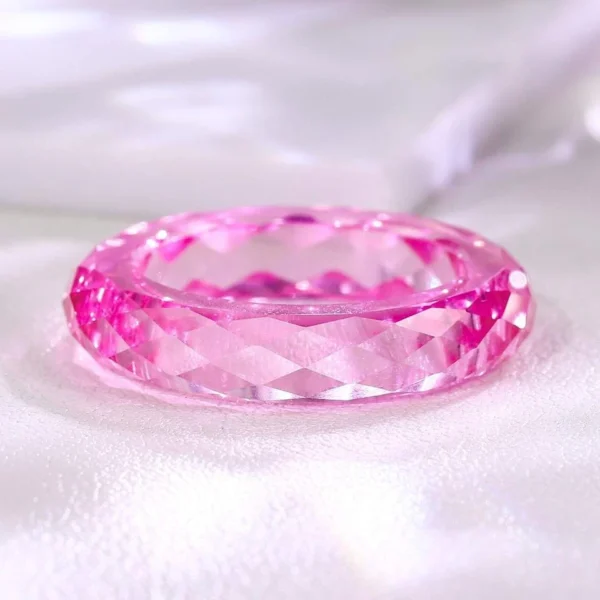 Additional product photograph showing the ring design, setting and band.