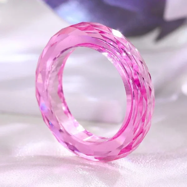Additional product photograph showing the ring design, setting and band.