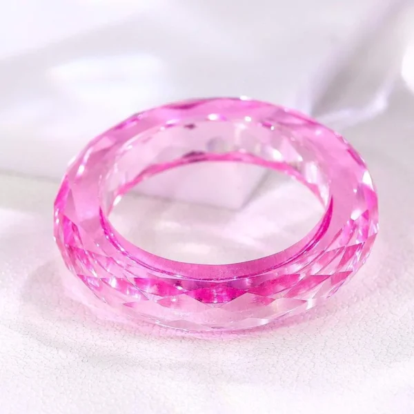Additional product photograph showing the ring design, setting and band.