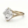 Additional product photograph showing the ring design, setting and band.
