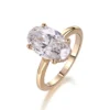 Additional product photograph showing the ring design, setting and band.