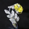 Additional product photograph showing the ring design, setting and band.