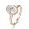 Additional product photograph showing the ring design, setting and band.