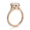 Additional product photograph showing the ring design, setting and band.