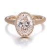 Oval Lab-Grown Diamond Ring shown in the product photograph.