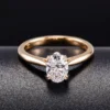 Additional product photograph showing the ring design, setting and band.