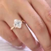 Additional product photograph showing the ring design, setting and band.
