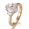 Additional product photograph showing the ring design, setting and band.