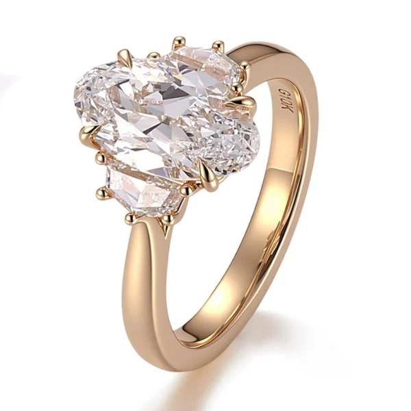 Additional product photograph showing the ring design, setting and band.