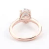 Additional product photograph showing the ring design, setting and band.