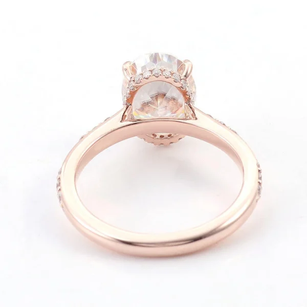 Additional product photograph showing the ring design, setting and band.