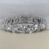 Additional product photograph showing the ring design, setting and band.
