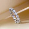 Oval Lab-Grown Diamond Ring in 18K Solid Gold shown in the product photograph.