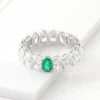 Additional product photograph showing the ring design, setting and band.