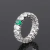 Additional product photograph showing the ring design, setting and band.