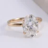 Additional product photograph showing the ring design, setting and band.