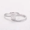 Additional product photograph showing the ring design, setting and band.