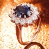 Additional product photograph showing the ring design, setting and band.