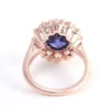 Additional product photograph showing the ring design, setting and band.