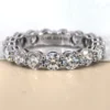 Additional product photograph showing the ring design, setting and band.