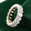 Additional product photograph showing the ring design, setting and band.
