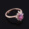 Additional product photograph showing the ring design, setting and band.