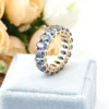 Oval Moissanite Ring in 14K Solid Gold shown in the product photograph.