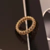 Additional product photograph showing the ring design, setting and band.