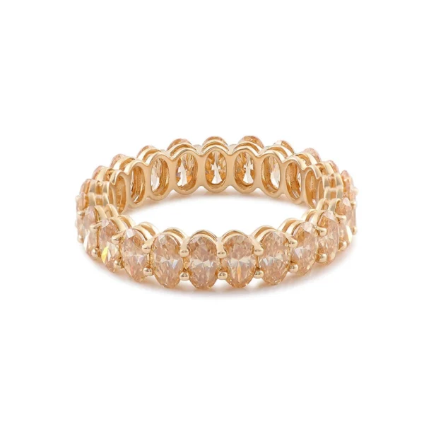 Additional product photograph showing the ring design, setting and band.
