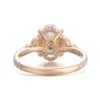 Additional product photograph showing the ring design, setting and band.