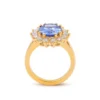 Additional product photograph showing the ring design, setting and band.