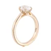 Additional product photograph showing the ring design, setting and band.