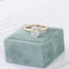 Additional product photograph showing the ring design, setting and band.