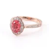 Additional product photograph showing the ring design, setting and band.