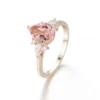 Additional product photograph showing the ring design, setting and band.