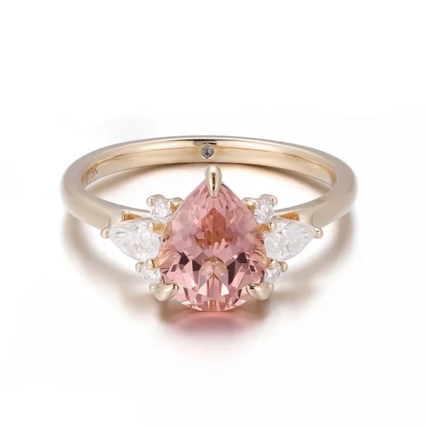 Pear Gemstone Ring shown in the product photograph.