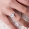 Additional product photograph showing the ring design, setting and band.